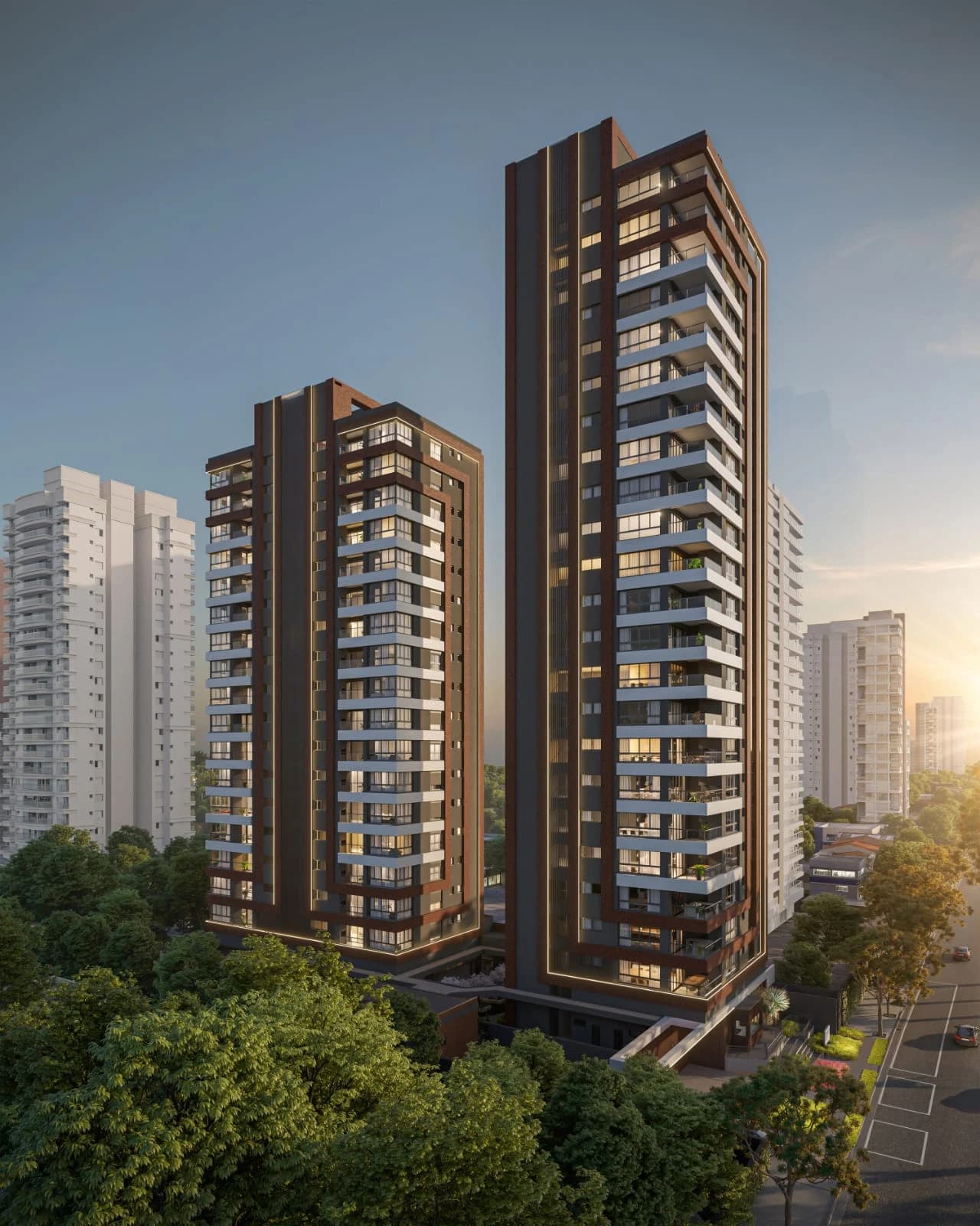 APARTAMENTO ALTO PADRÃO 3 SUITES ANDAR ALTO NO AGUA VERDE EM CURITIBA